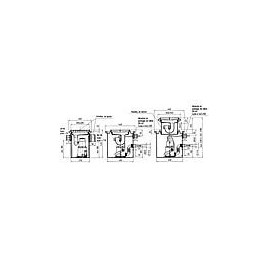 dispositif de levage d’eaux usees Type UFB 200/30 sureleve Arrivee DN 50