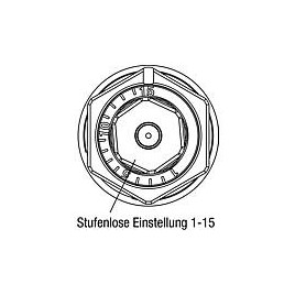 Corps thermostatique IMI Heimeier Eclipse DN10(3/8") équerre inversée gauche