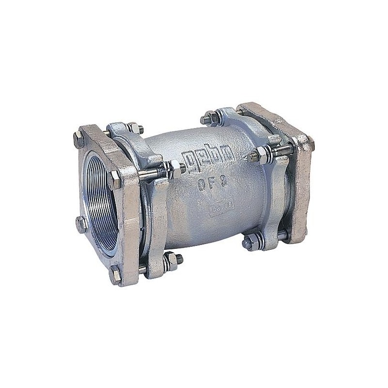 Accoup de serrage en fonte malleable fem/fem, Gaz PN 1, eau PN 16, Type OF 2 1/2" (76,1)                             ",