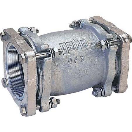 Accoup de serrage en fonte malleable fem/fem, Gaz PN 1, eau PN 16, Type OF 2 1/2" (76,1)                             ",