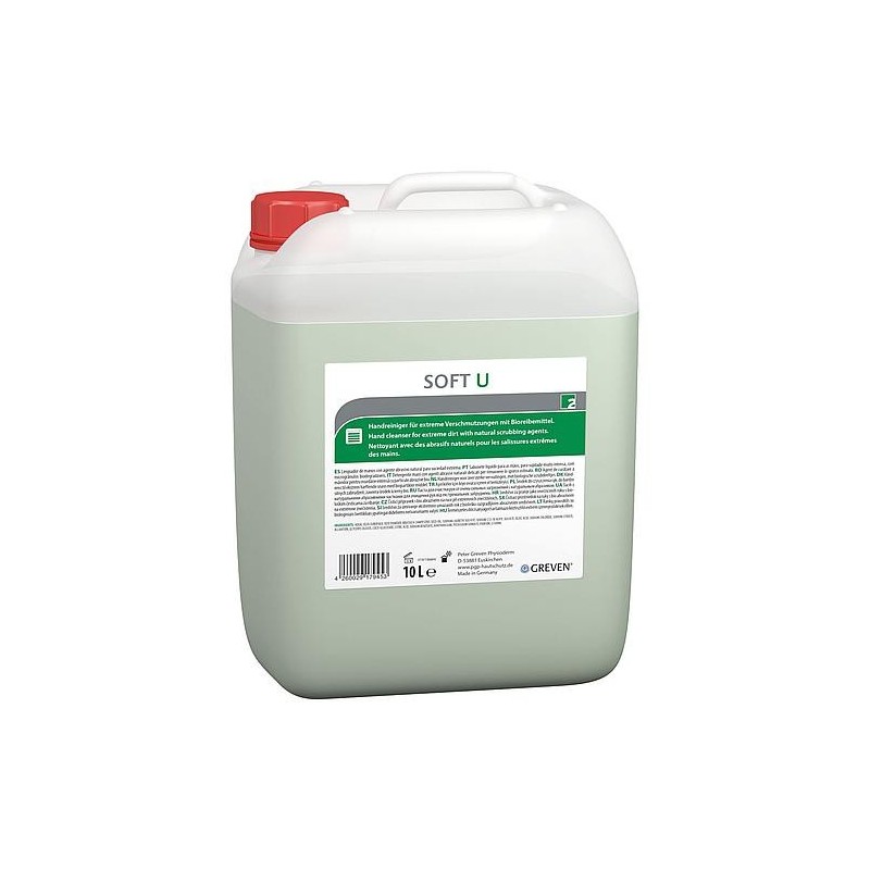 Détergent pour les mains Greven Soft U bidon 10l