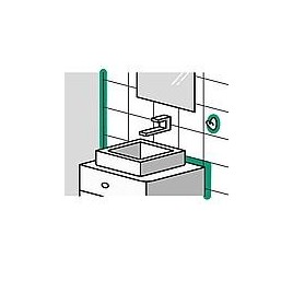 Silicone sanitaire RAMSAUER 450 Couleur : gris argenté Cartouche de 310ml