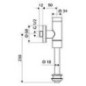 Robinets temporisés Schell Schellomat Basic SV avec robinet d’arrêt chrome