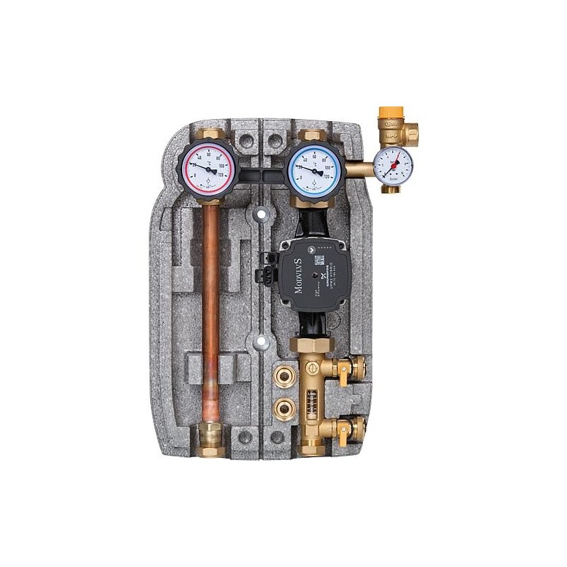 Reservoir solaire Easyflow 22mm 2 circuits, 2-12l/min Grundfos UPM3 Hybride 25-70