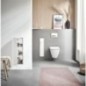 Module WC emco asis pure encastré, butée gauche 730mm blanc alpin