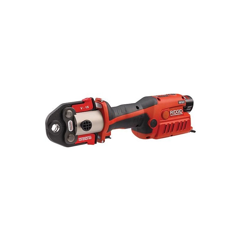 Sertisseuse RIDGID RP241 12V avec 2x 2,5 Ah batteries et chargeur