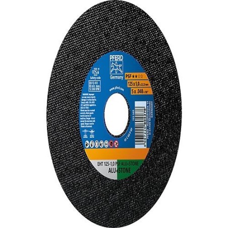 Disque de découpage PFERD Ø 125 x 1,6 x 22,23mm, droit pour alu, pierre, beton, carrelage