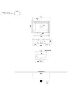 Vasque Tech à encastrer par dessous