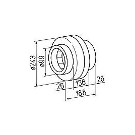 Ventilateur radial de tuyaux RR 160 B