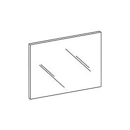 Miroir Lierelva rectangulaire sans fixation 400x300x5 mm, bords polis