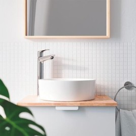 Mitigeur de lavabo Grohe BauEdge XL-Size, chromé sans garniture d’evacuation