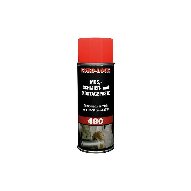 MoS²-Pâte de montage haute performance, EURO-LOCK LOS 480 bombe aérosol 400ml