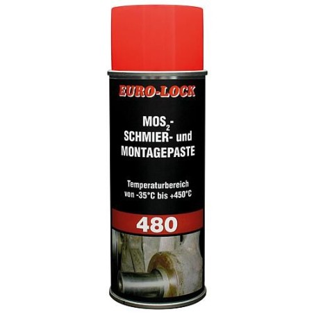 MoS²-Pâte de montage haute performance, EURO-LOCK LOS 480 bombe aérosol 400ml