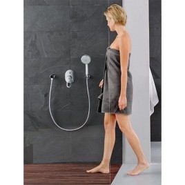 Flexible de douche metallique Grohe Relexa 1500 mm, 1/2’’ x 1/2’’ Longlife chrome