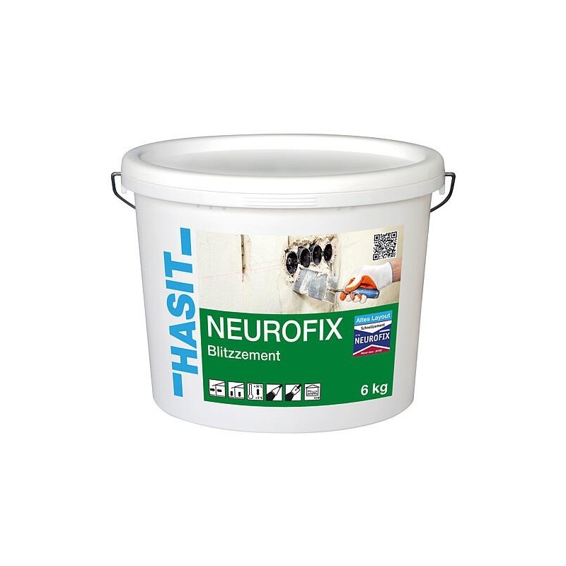 Ciment à prise rapide HASIT NEUROFIX seau 6kg