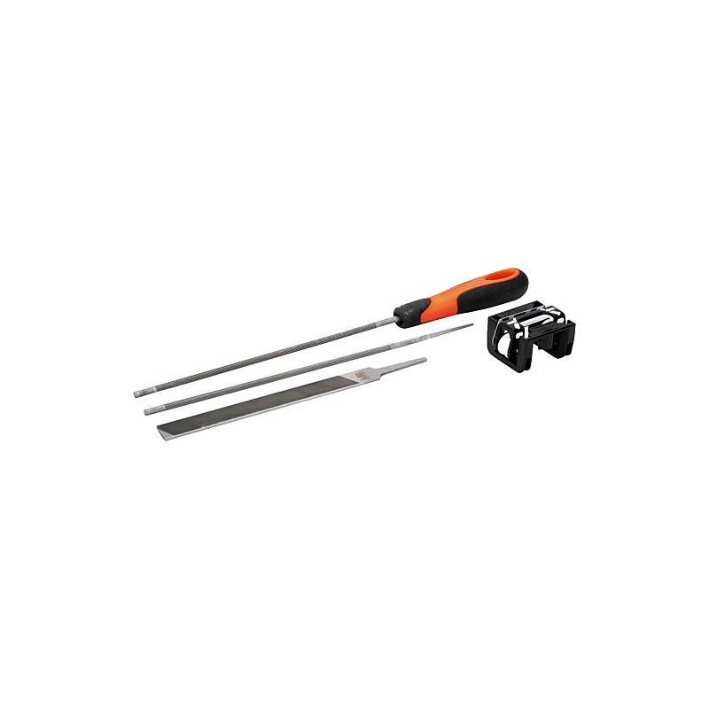 kit de limes de chaine BAHCO 168-5,5-6924, 200 mm de long D 5,5mm, pour chaine 3/8"