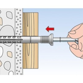 Chevilles a clouer N 6x40 Z A2 emballage 50