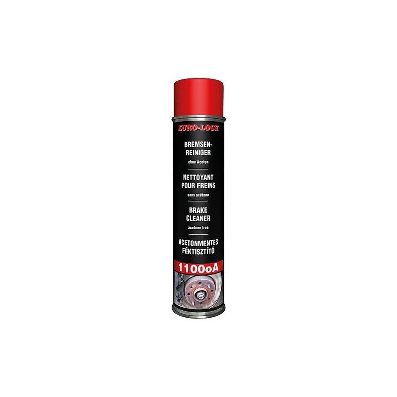 Nettoyant freins (sans acétone) EURO-LOCK LOS 1100 oA bombe aérosol 600ml