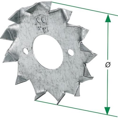 Ancrage pattes de solivage bilatérale, 95 M16