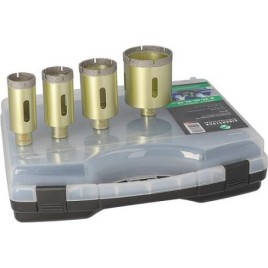 Kit Foret à carrelage EIBENSTOCK 4 pièces, Ø 35,40,50,68mm longueur 35mm pour 80 096 70