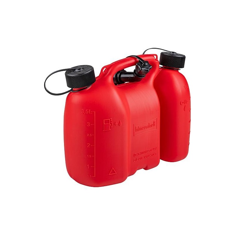 Bidon double Profi plastique, 3+1,5 l, rouge 804000