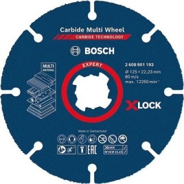 Disque de tronconnage BOSCH Expert Carbide Multiwheel Ø 125x22,23mm X-Lock