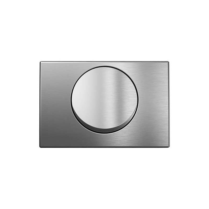 Plaque de déclenchement Geberit Mambo inox 115.751.00.1 pour nettoyage-arret-nettoyage