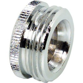 Reduction sans regulateur de jet fem M22X1, mâle 3/4" laiton chrome *BG* ,