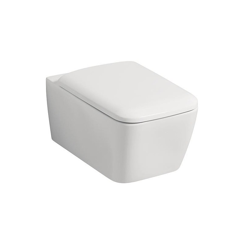 WC suspendu Geberit ICon Square blanc, sans bride lxhxp: 350x330x540mm