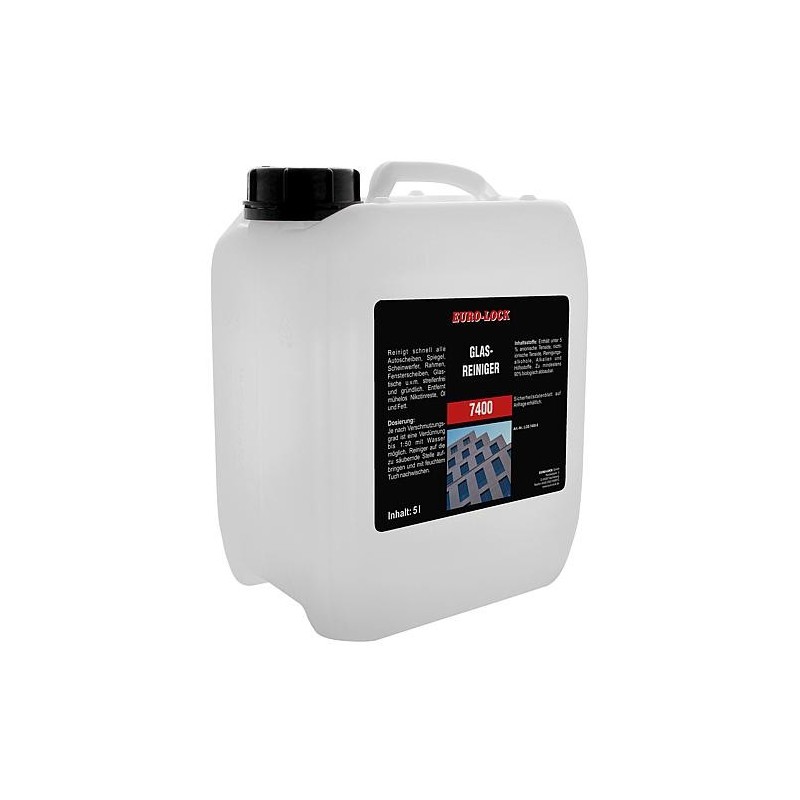 Nettoyant vitres EURO-LOCK LOS 7400, bidon 5 l