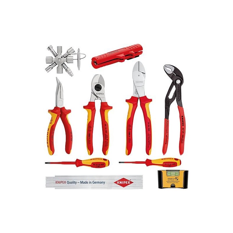 Kit Outils électriques KNIPEX 10 pièces