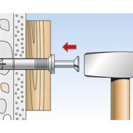 Chevilles a clouer N 6x60 Z A2 emballage 50