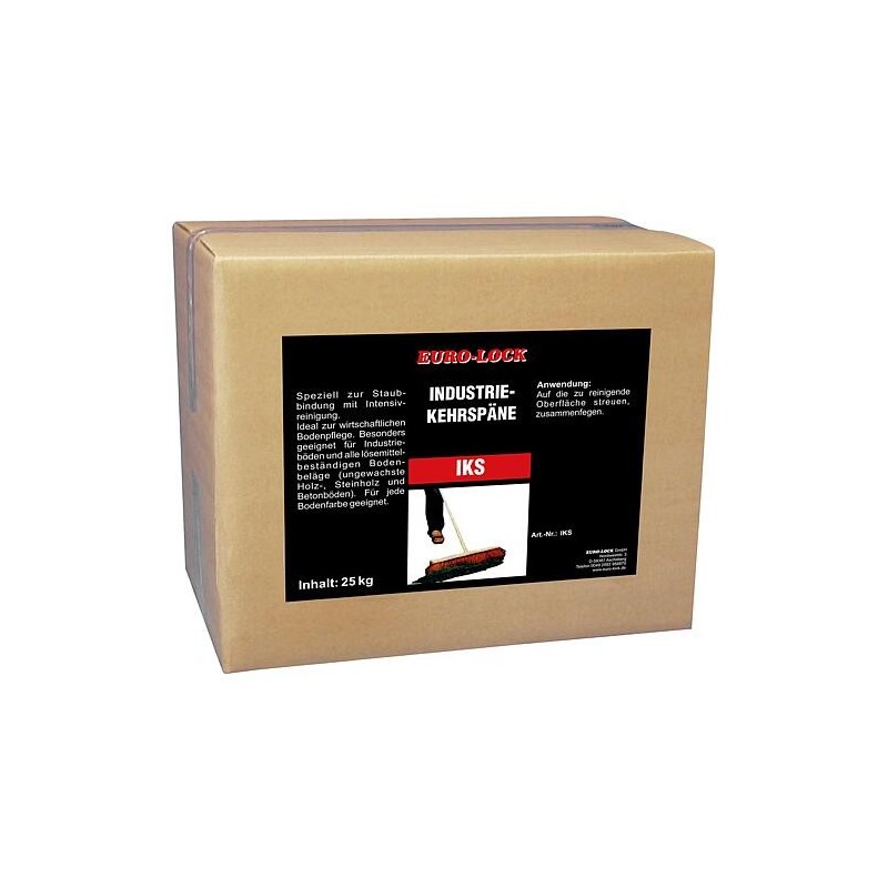 Copeaux de balayage industriels EURO-LOCK IKS, bidon 25 kg