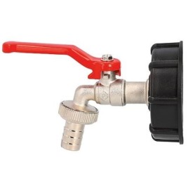 Adaptateur IBC avec robinet de vidange 3/4" S 60 x 6