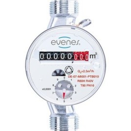 Compteur d eau chaude EVENES Q3 4, DN20(3/4"), B1 : 130mm cout de certification inclus