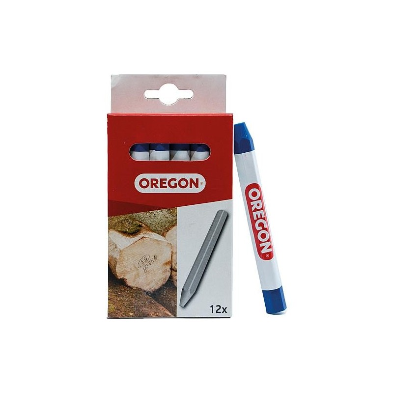 Craie forestière Oregon bleu, longueur 120mm, Ø 12mm UE 12 pièces