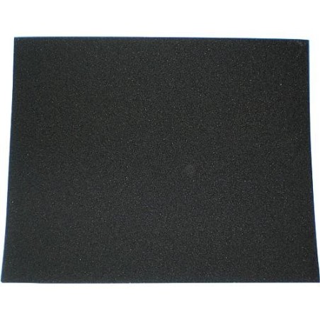 Toile abrasive bleu (feuille) 230mm x 280mm Granule A80. 1 paquet : 50 pieces,