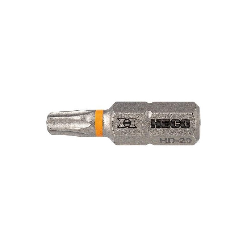 Embout HECO-Drive, HD-20 anneau orange, UE 10 pièces