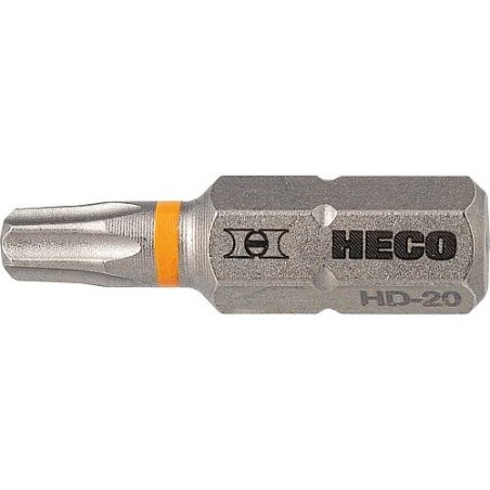 Embout HECO-Drive, HD-20 anneau orange, UE 10 pièces