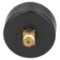 Manometre chauffage axial 63mm diametre 1/4" avec bague teflon autoetanche