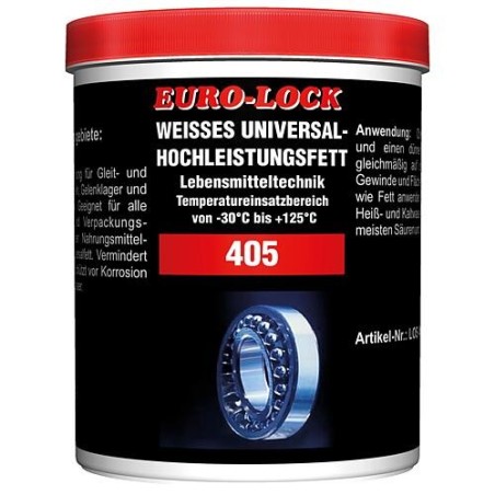 Graisse universel haute puiss. blanche, EURO-LOCK LOS 405 boîte 1l