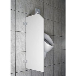 Cloison urinoir "Standard" lxHxP: 400x900x28 mm blanc