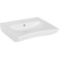 Vasque Elida en ceramique blanc, avec 1 trou robinet lxhxp:660x155x550mm