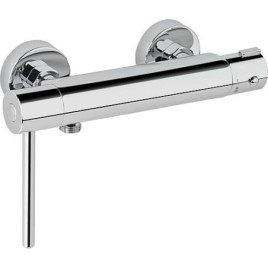 Mitigeur thermostatique de douche Rumba II avec longue poignee entraxe 80mm