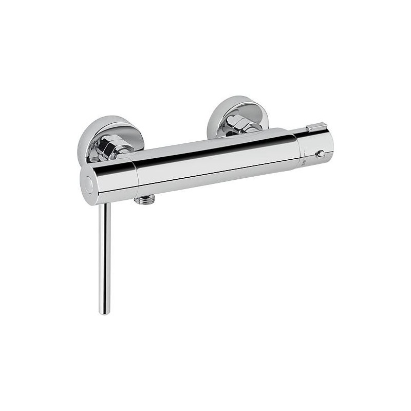 Mitigeur thermostatique de douche Rumba II avec longue poignee entraxe 80mm