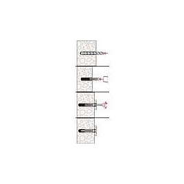 Cheville a expansion metallique FMD, Type FMD 10x60 emballage : 50 pieces