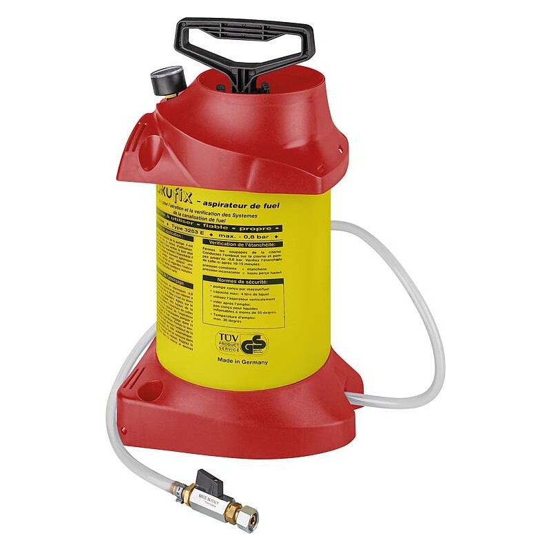 Pompe d’amorçage fioul Vakufix, 5Litres