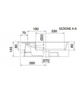 Teorema vasque/lavabo à poser et suspendu 80R