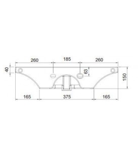 Lavabo Butterfly 70.5