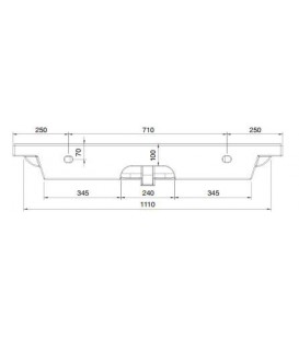 Lavabo ML 120 simple vasque